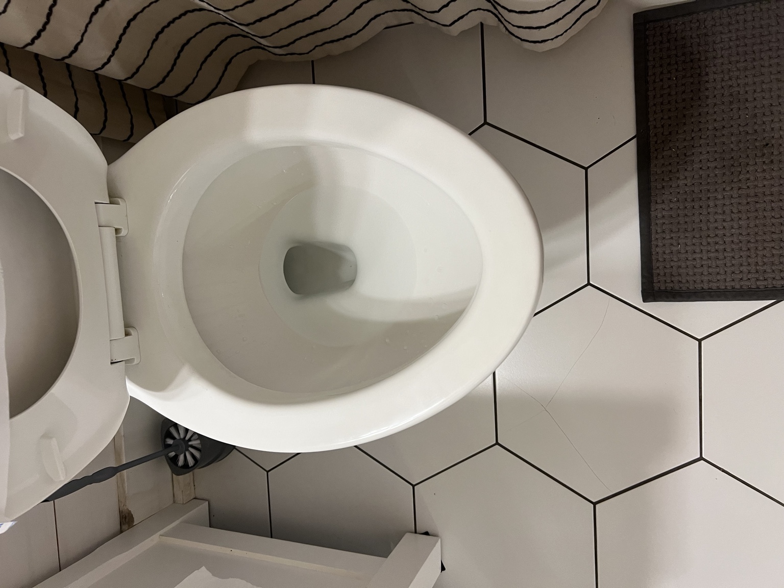 Bathroom after professional cleaning