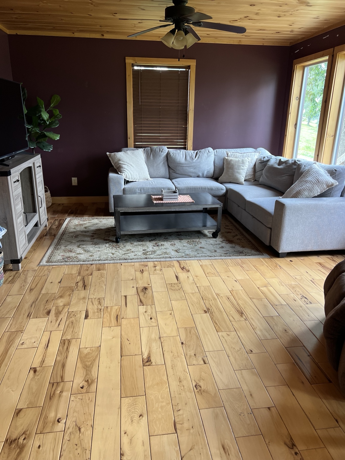Clean living room
